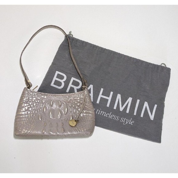 Brahmin Bags Brahmin Melbourne Anytime Mini Shoulder Bag Silver